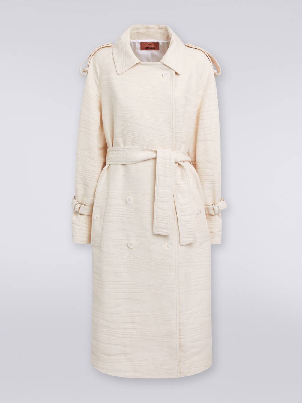 Missoni Trench in canvas di cotone jacquard fimmato Promozione Limitata