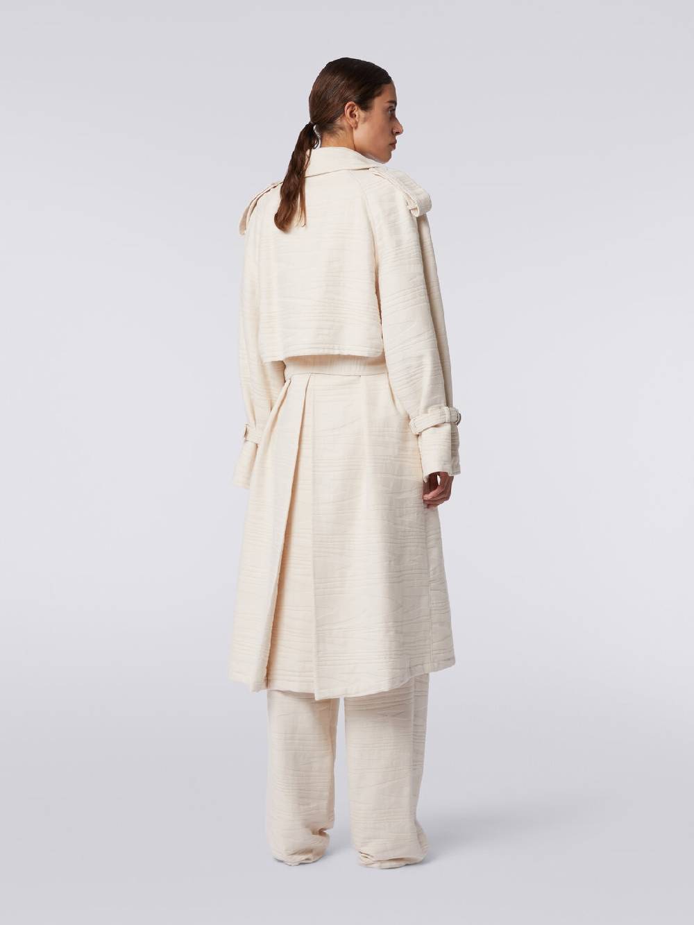 Missoni Trench in canvas di cotone jacquard fimmato Promozione Limitata