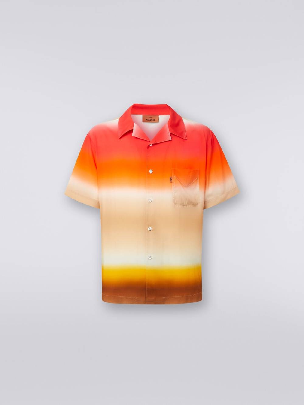 Missoni Camicia a maniche corte in viscosa dégradé Fino Al -60%
