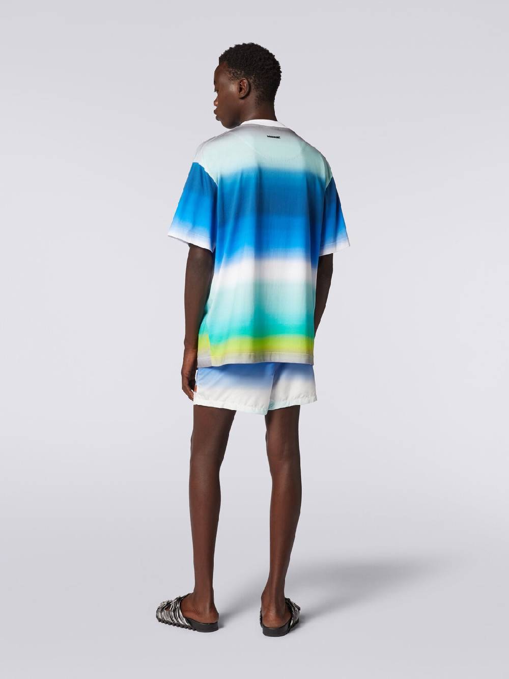 Missoni T-shirt oversize in cotone con stampa dégradé Affare Del Giorno