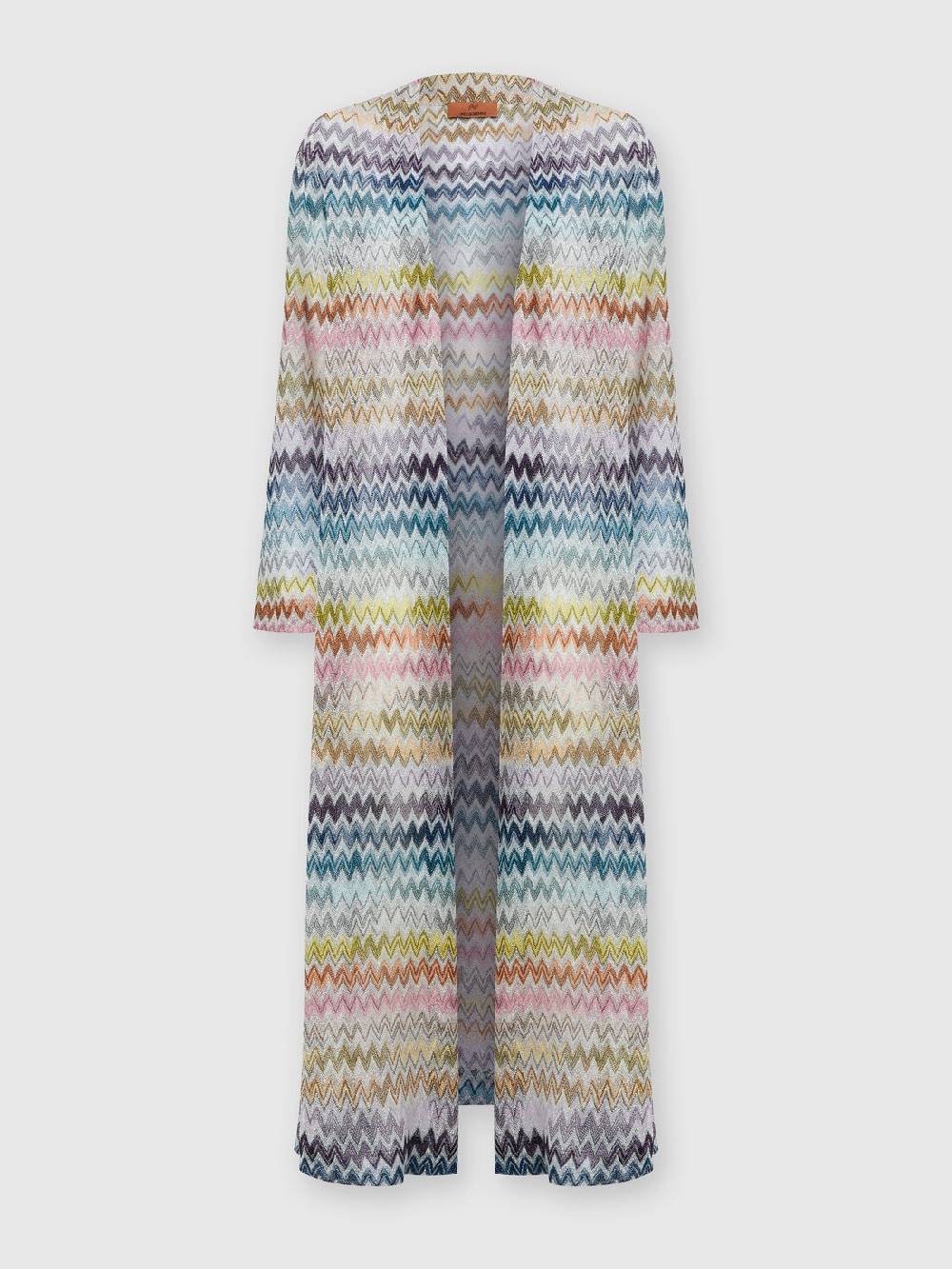 Missoni Cardigan lungo in misto viscosa zig zag lamé Convenienza