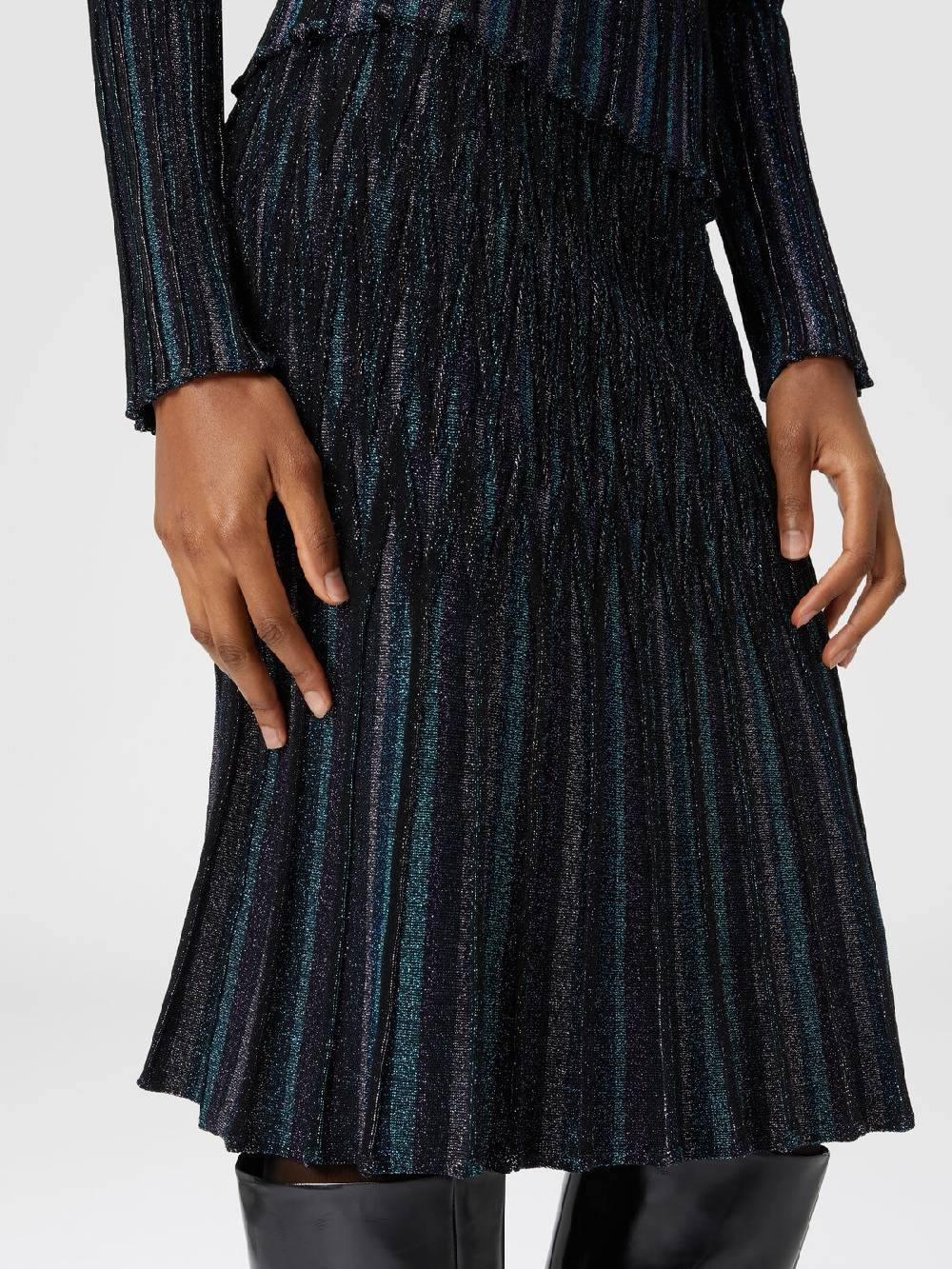 Missoni Gonna midi svasata motivo diamante lamé Presa