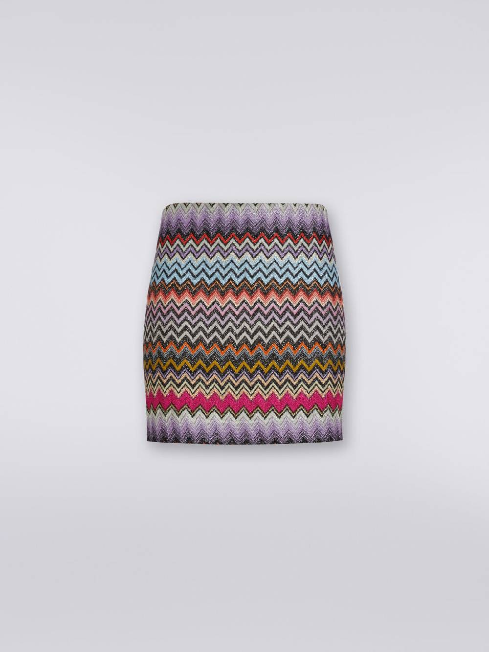 Missoni Minigonna in viscosa zig zag con lurex Offerta