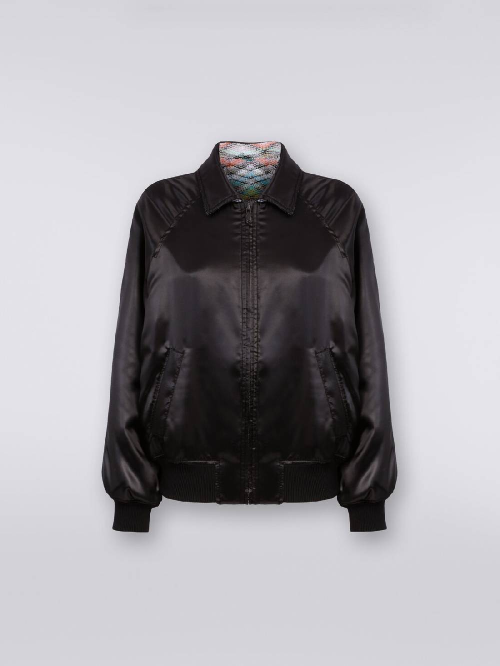 Missoni Bomber reversibile in raso e in maglia con lurex Outlet