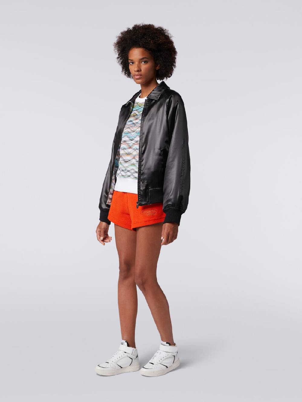 Missoni Bomber reversibile in raso e in maglia con lurex Outlet