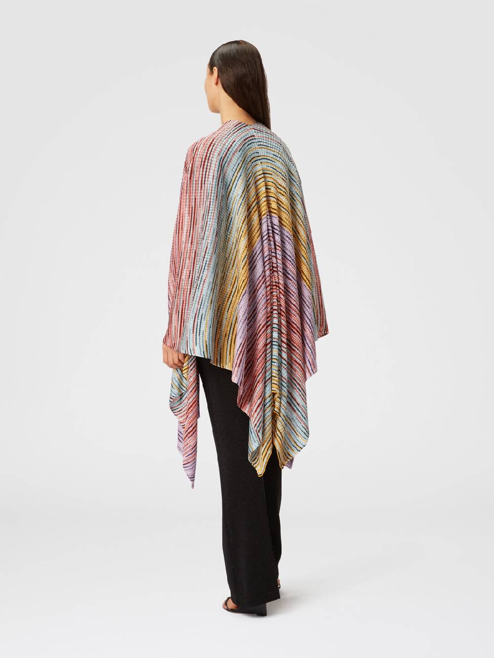 Missoni Mantella in maglia di misto viscosa fiammata In Vendita