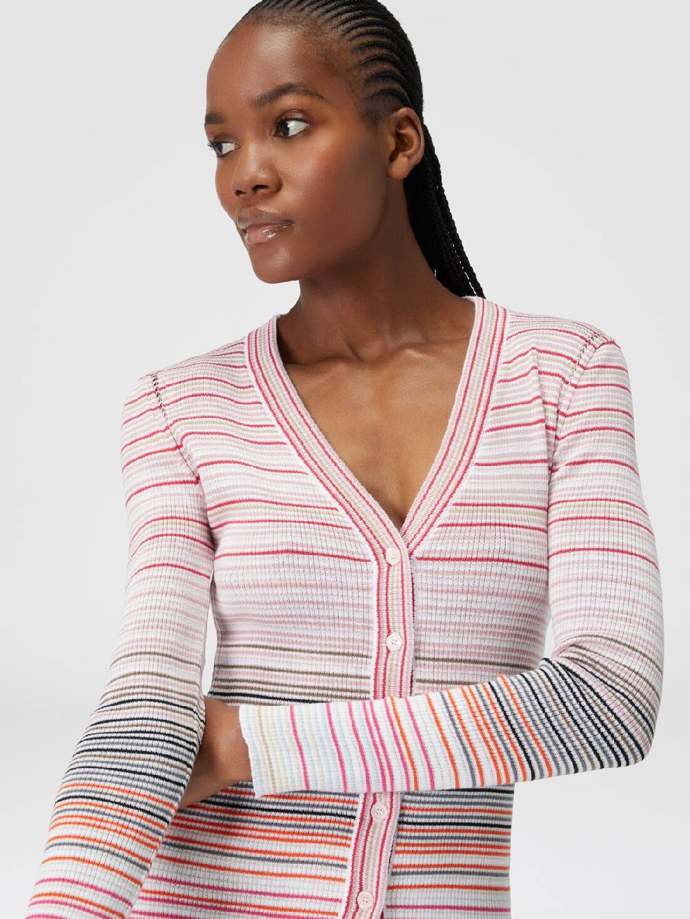 Missoni Cardigan in cotone e viscosa a righe Hotsell