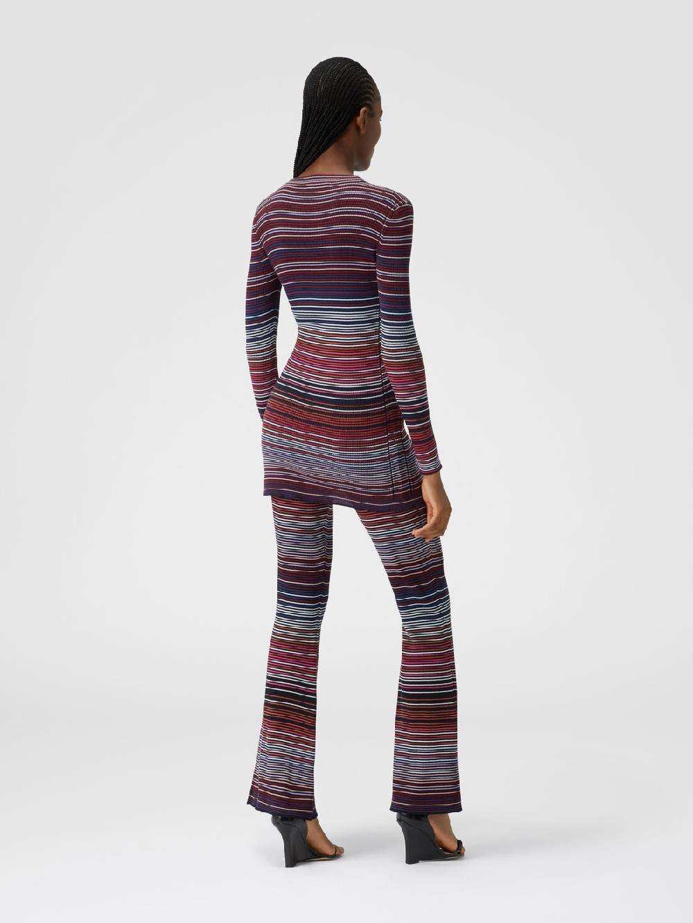 Missoni Cardigan in cotone e viscosa a righe Vendita Calda