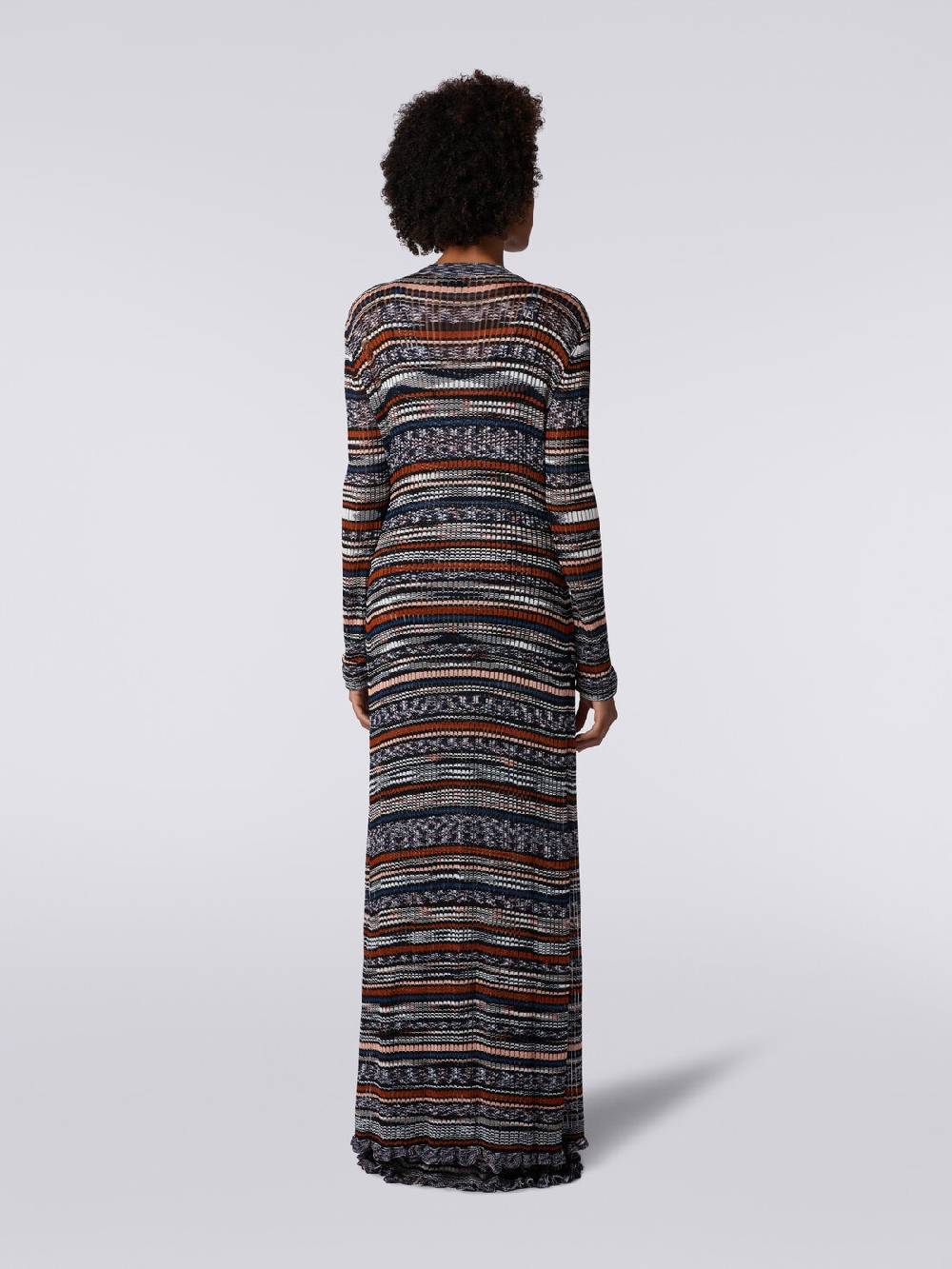 Missoni Cardigan lungo a costine in viscosa fiammata I Più Venduti