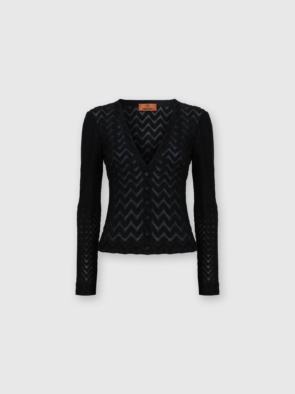 Missoni Cardigan chevron effetto vedo non vedo In Linea