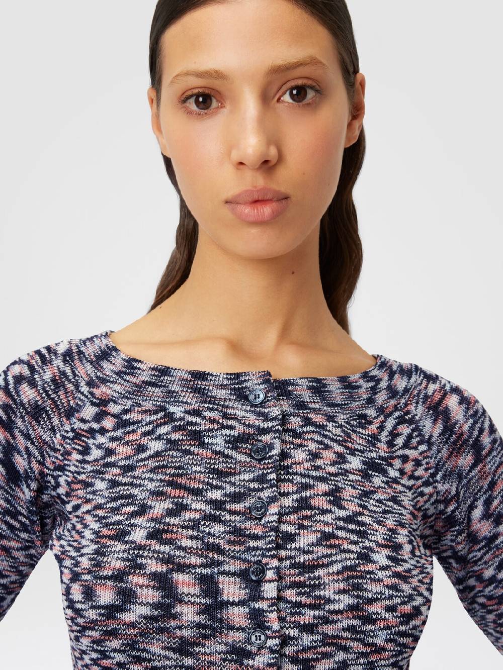 Missoni Cardigan corto in misto viscosa fiammata Qualità Garantita