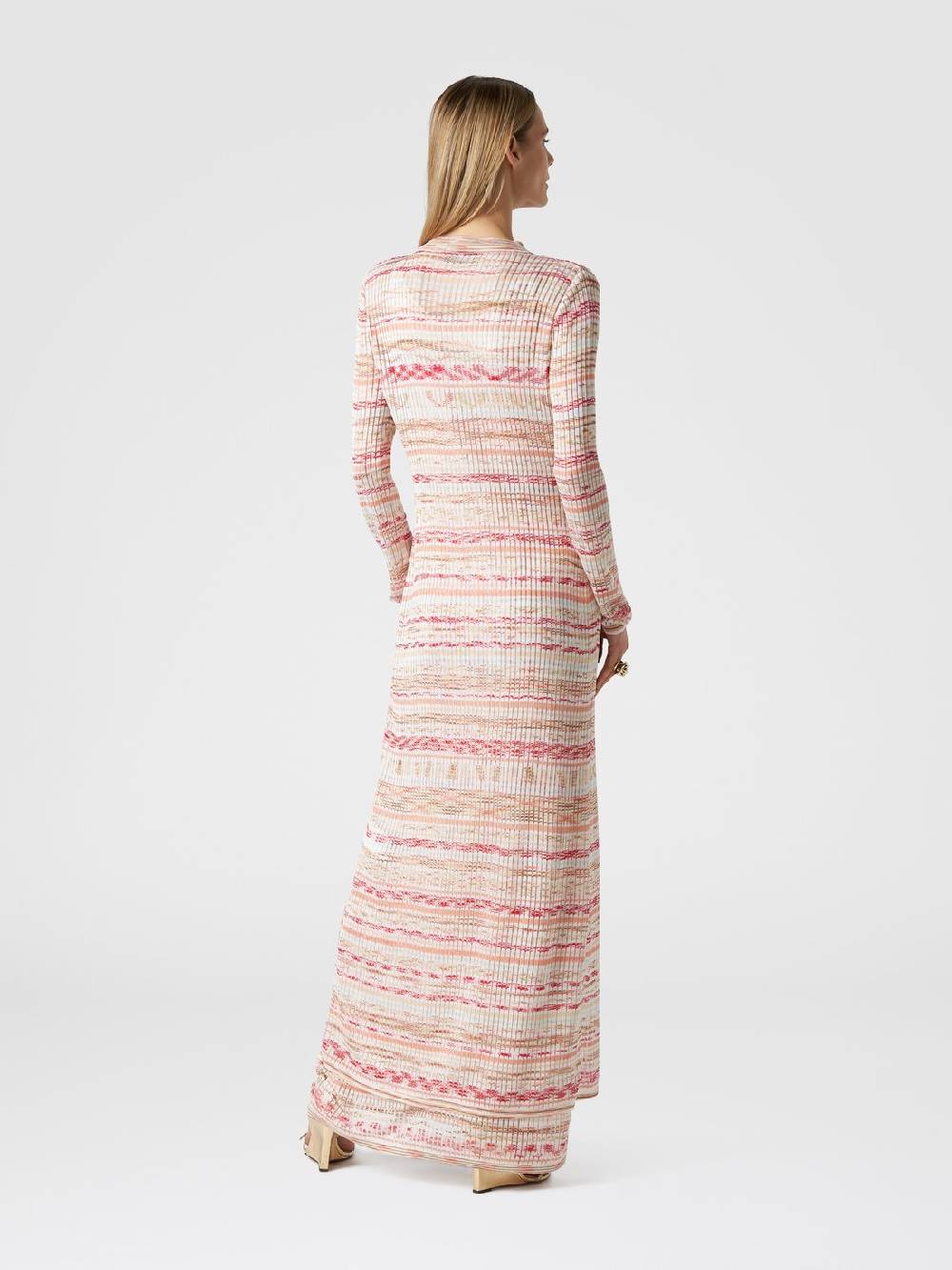 Missoni Cardigan lungo a costine in viscosa fiammata Promozione Limitata