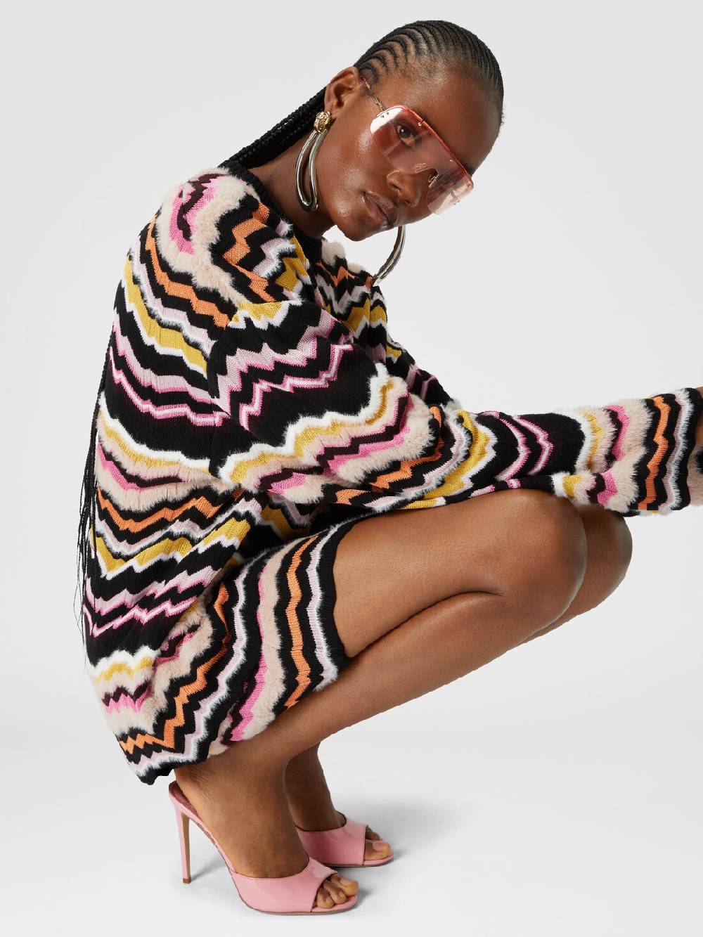 Missoni Minigonna con motivo greca zig zag Convenienza