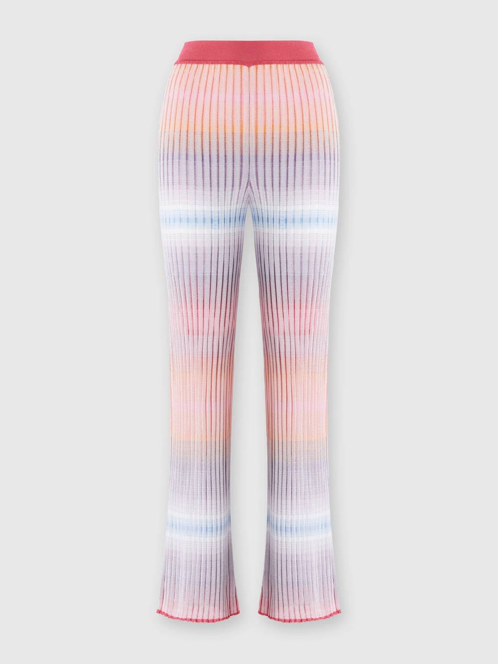 Missoni Pantaloni dritti in viscosa a coste Economico
