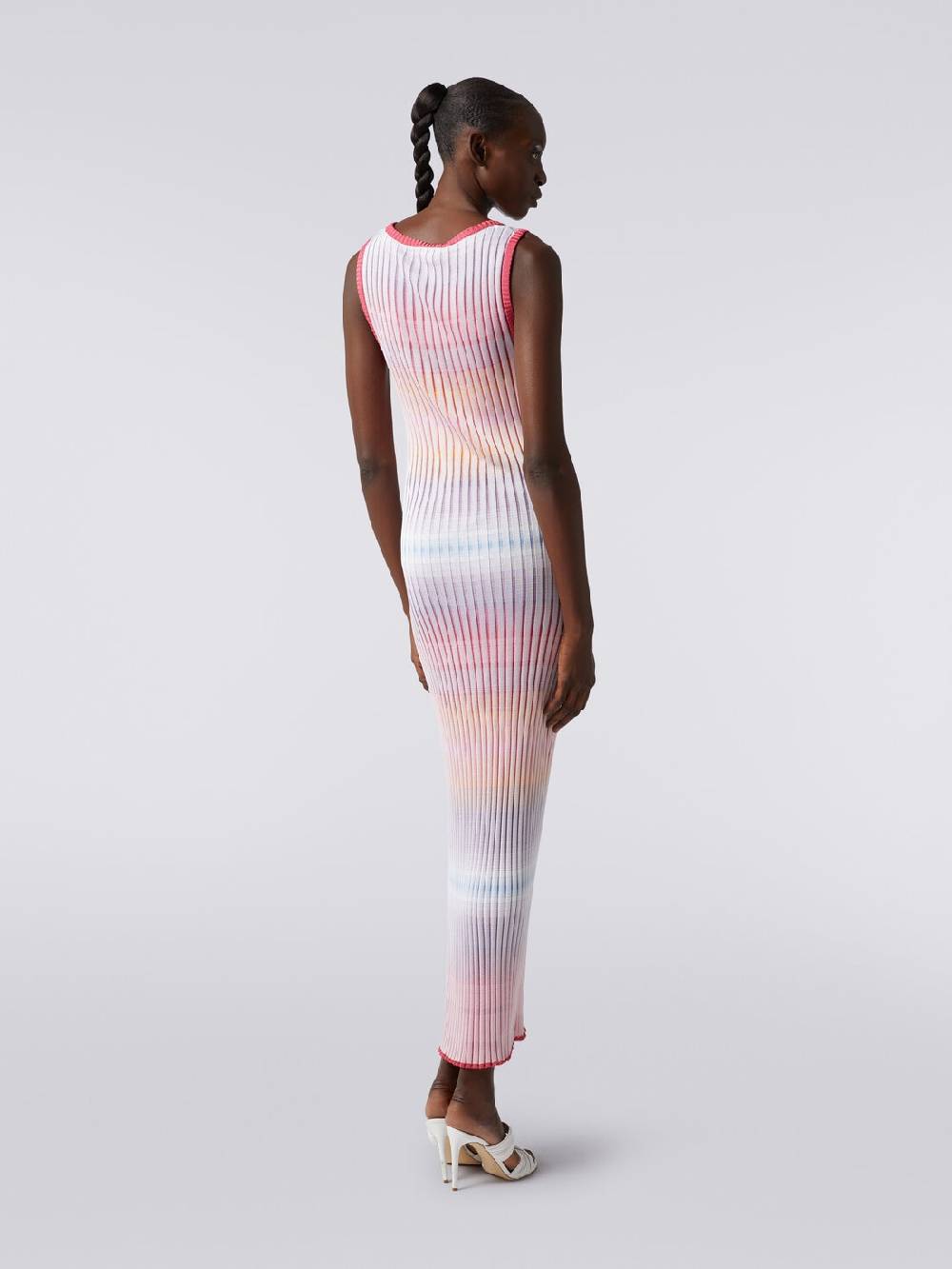 Missoni Abito lungo in viscosa a coste Online