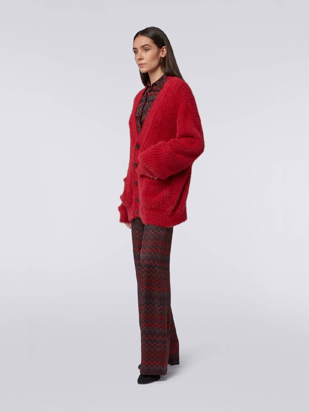 Missoni Cardigan oversize in misto lana effetto pelo Outlet
