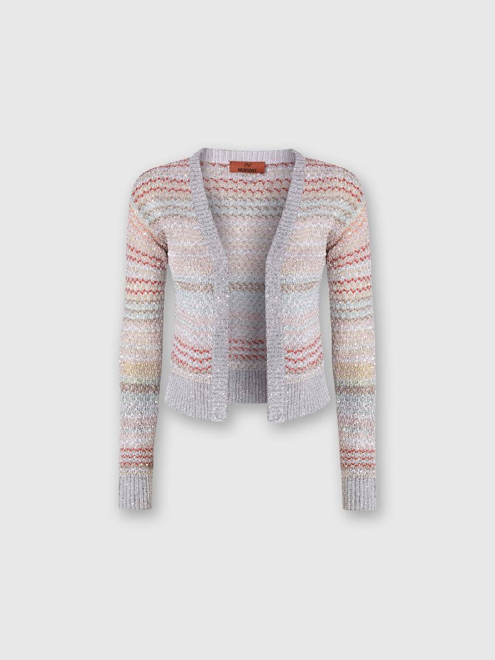 Missoni Cardigan corto in maglia a rete con paillettes I Più Venduti