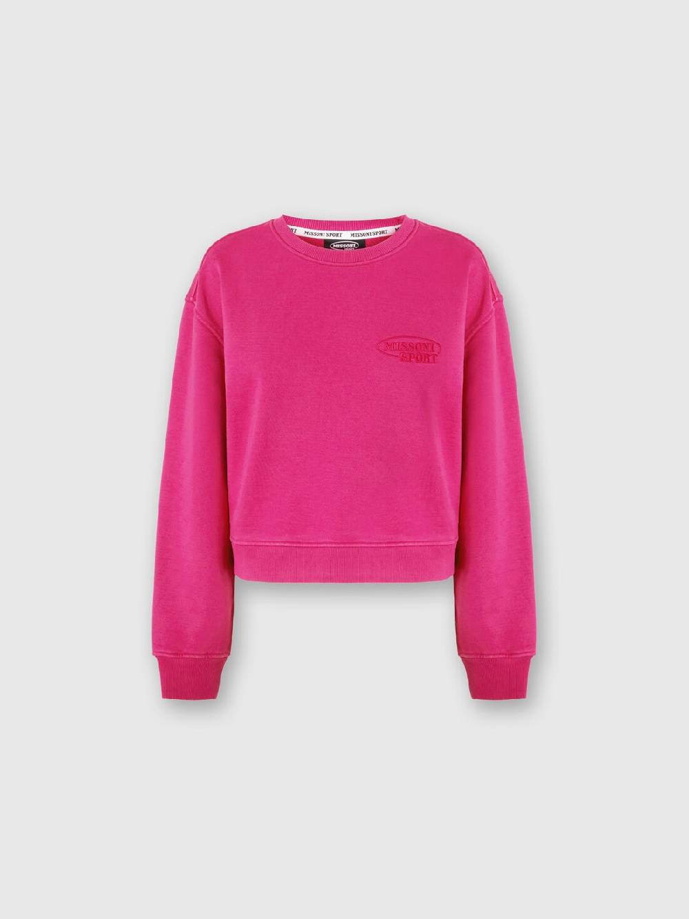Missoni Felpa girocollo in cotone con logo In Linea