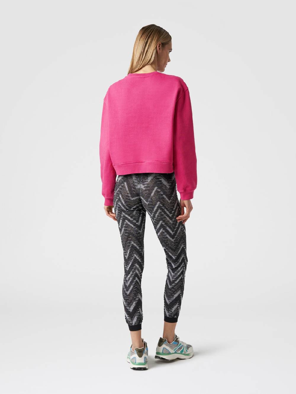 Missoni Felpa girocollo in cotone con logo In Linea
