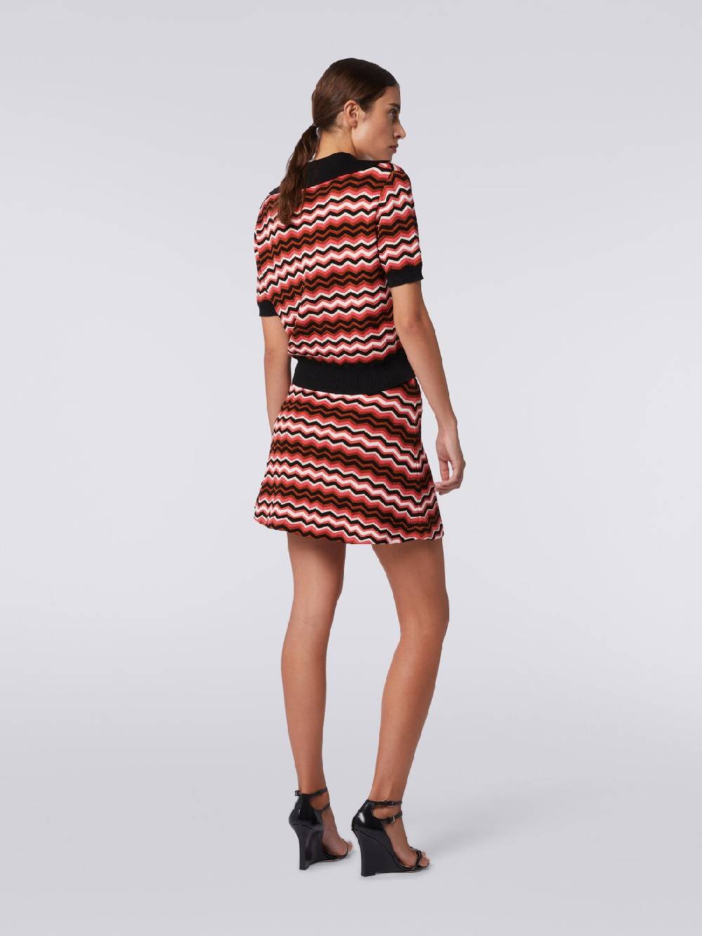 Missoni Minigonna in maglia zig zag Rilascio limitato