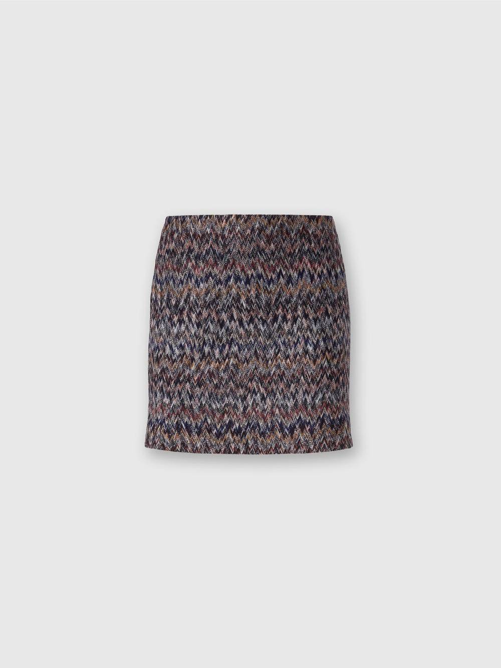 Missoni Minigonna in misto viscosa lamé zig zag Sconto