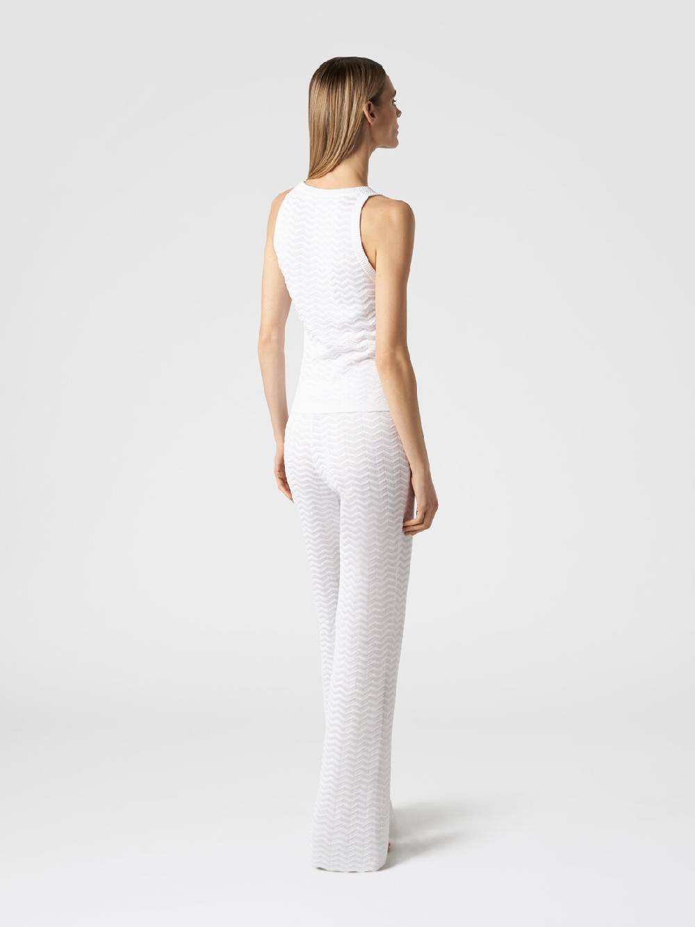 Missoni Pantaloni in maglia zig zag Saldi