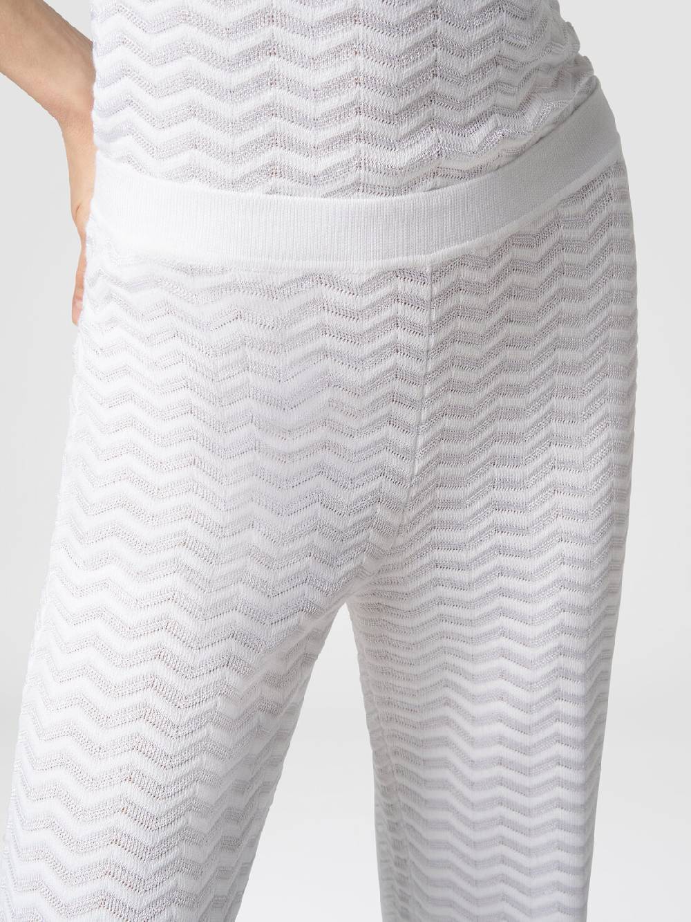 Missoni Pantaloni in maglia zig zag Saldi