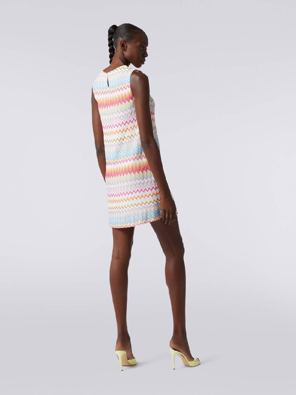 Missoni Abito a sacchetto in viscosa zig zag con lurex Vendita Calda
