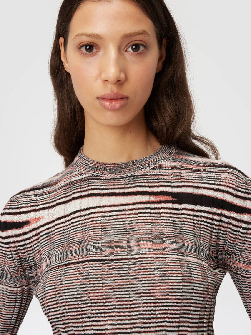 Missoni Maglia girocollo in cashmere e seta fiammata Moda