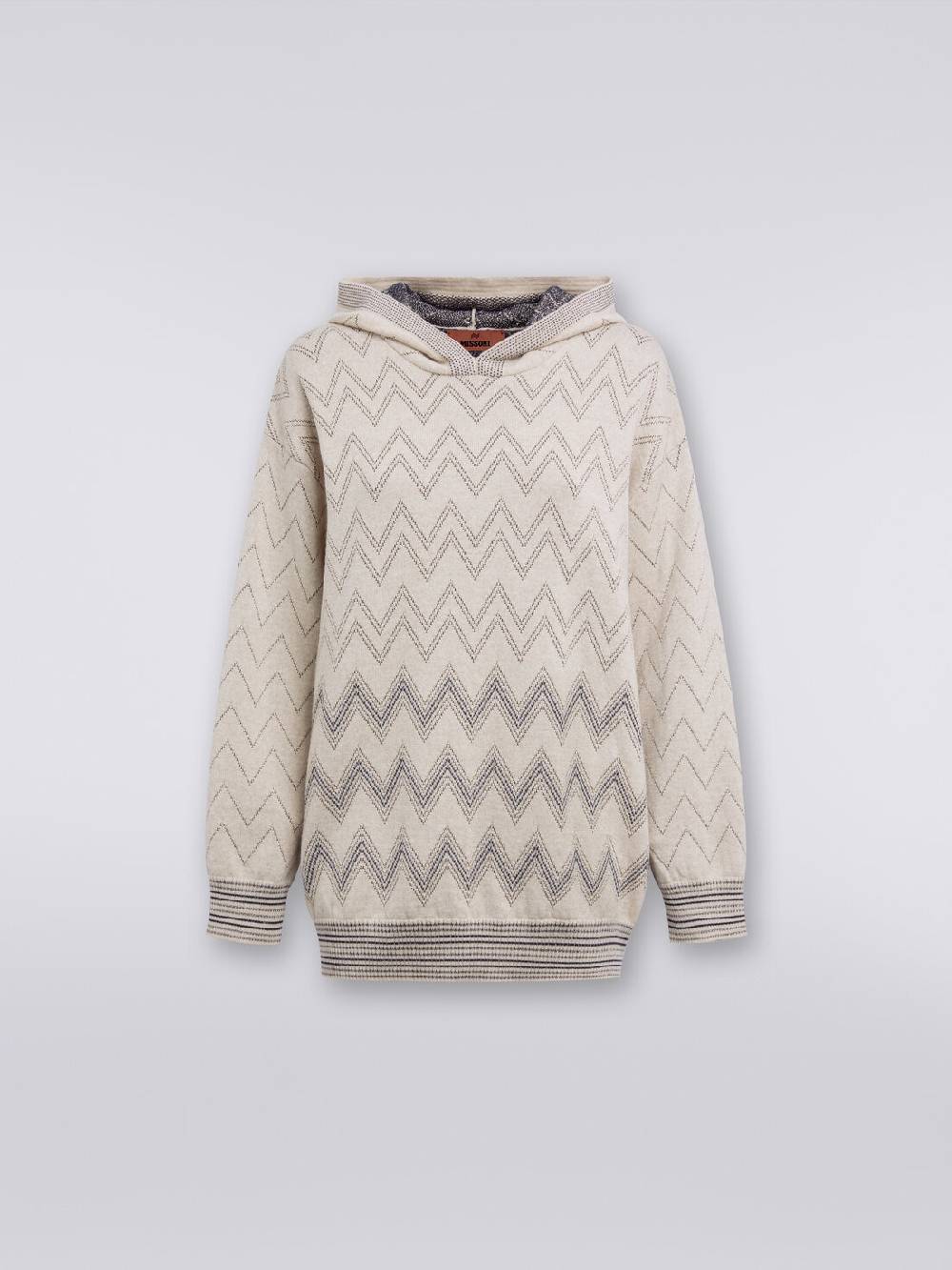 Missoni Pullover in misto lana zig zag con lurex Vendita