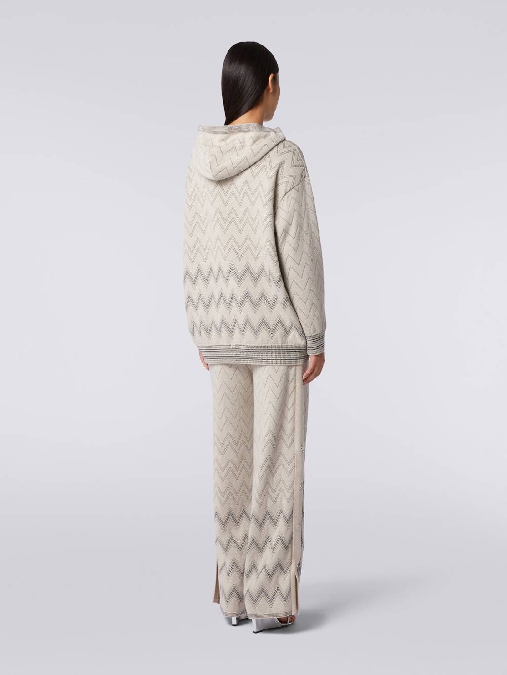 Missoni Pullover in misto lana zig zag con lurex Vendita