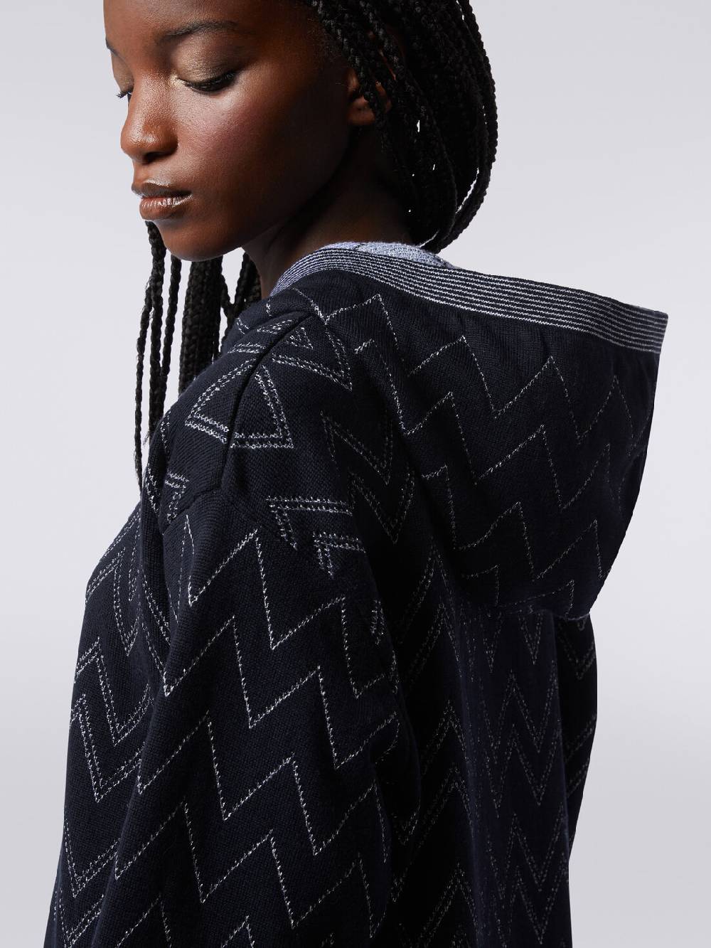 Missoni Pullover in misto lana zig zag con lurex Soddisfazione Garantita