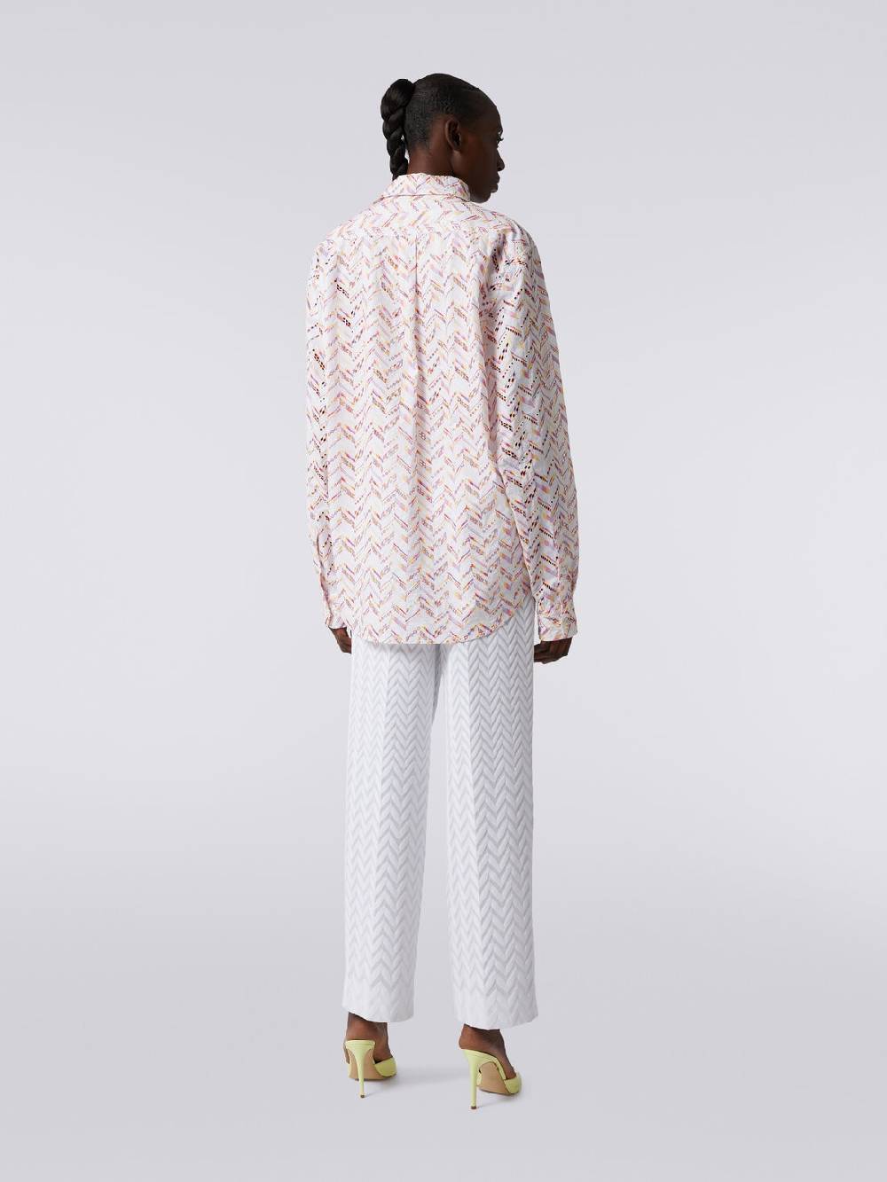Missoni Camicia in popeline di cotone con pizzo sangallo Fino Al -60%