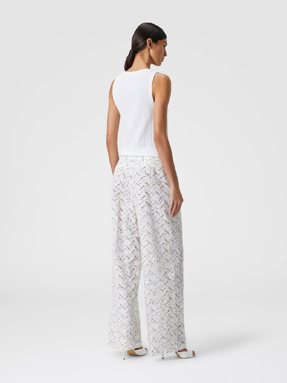 Missoni Pantaloni in popeline di cotone con pizzo sangallo Affare Del Giorno
