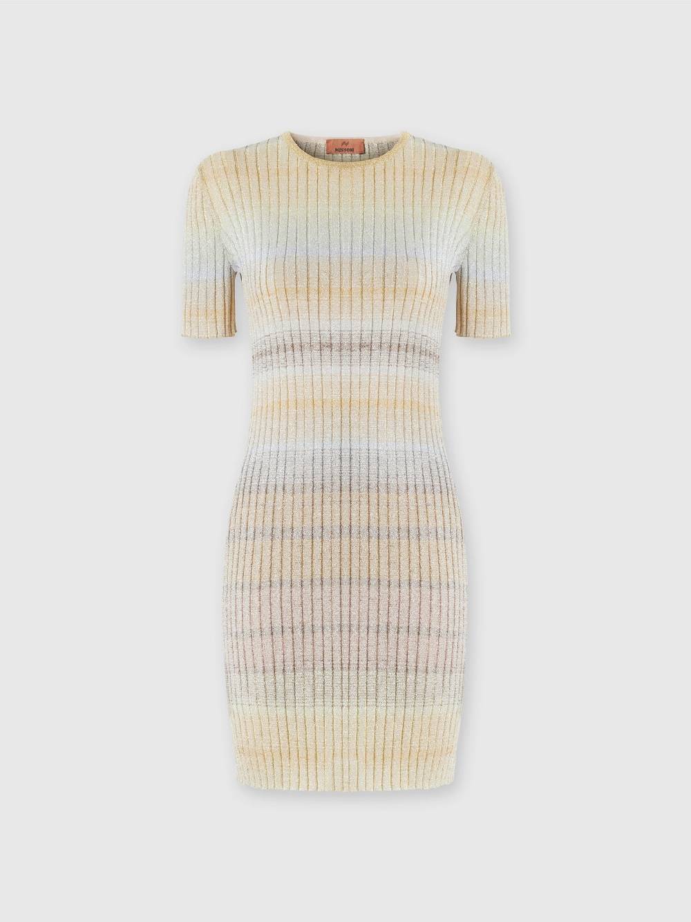 Missoni Mini-abito girocollo a costine con lurex Affare Del Giorno