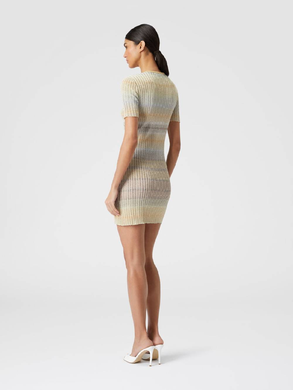 Missoni Mini-abito girocollo a costine con lurex Affare Del Giorno