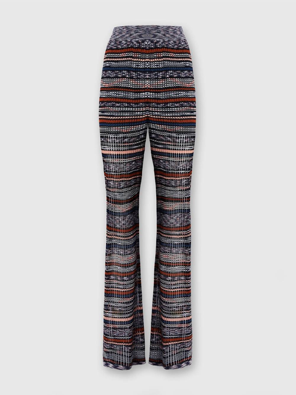 Missoni Pantaloni a costine in maglia di viscosa fiammata Offerta