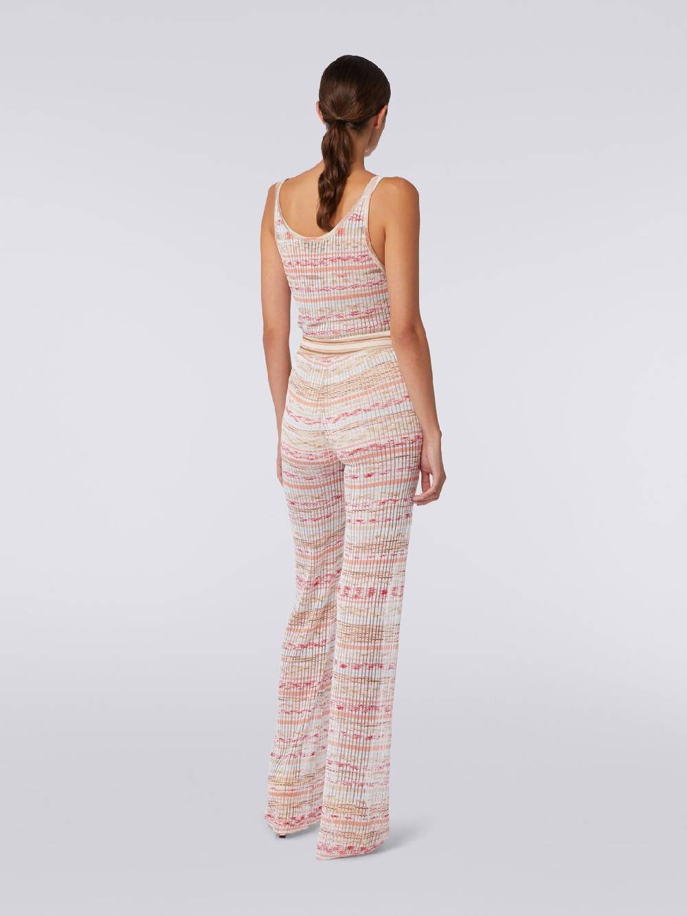 Missoni Pantaloni a costine in maglia di viscosa fiammata Online