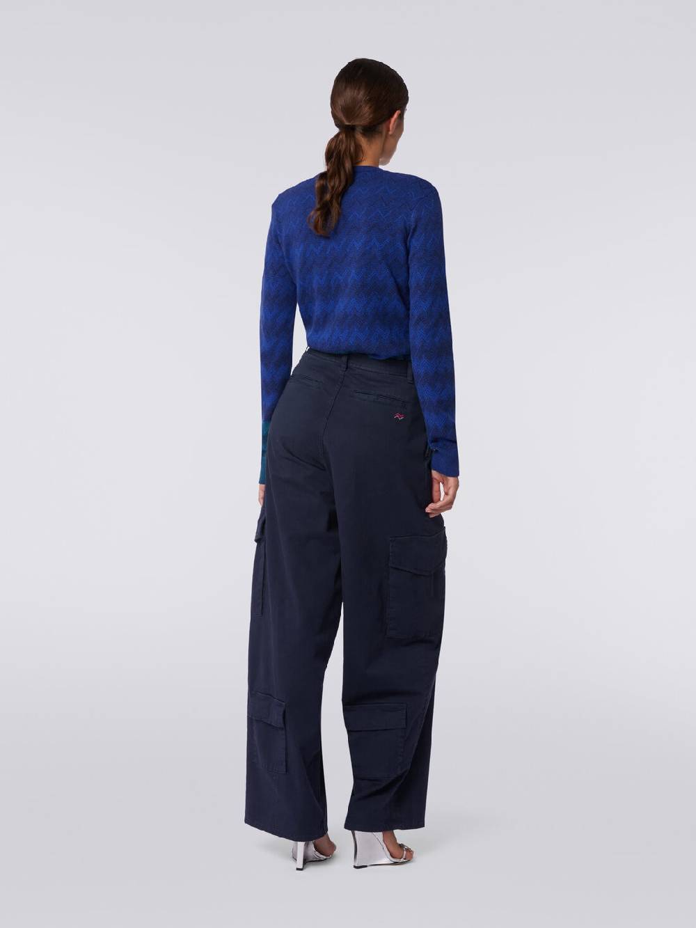 Missoni Pantaloni cargo in cotone Offerte