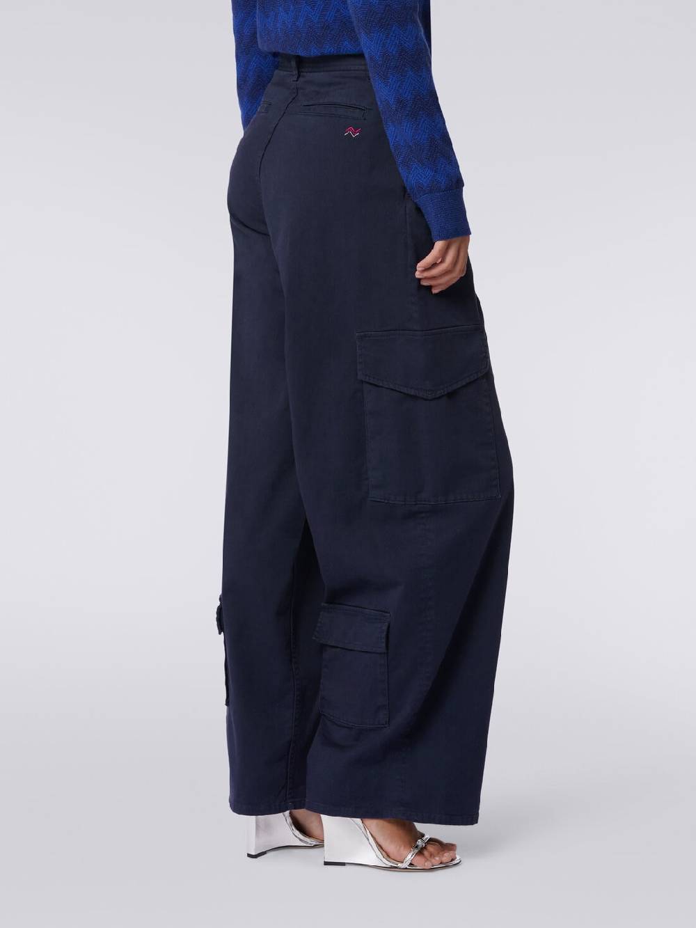 Missoni Pantaloni cargo in cotone Offerte