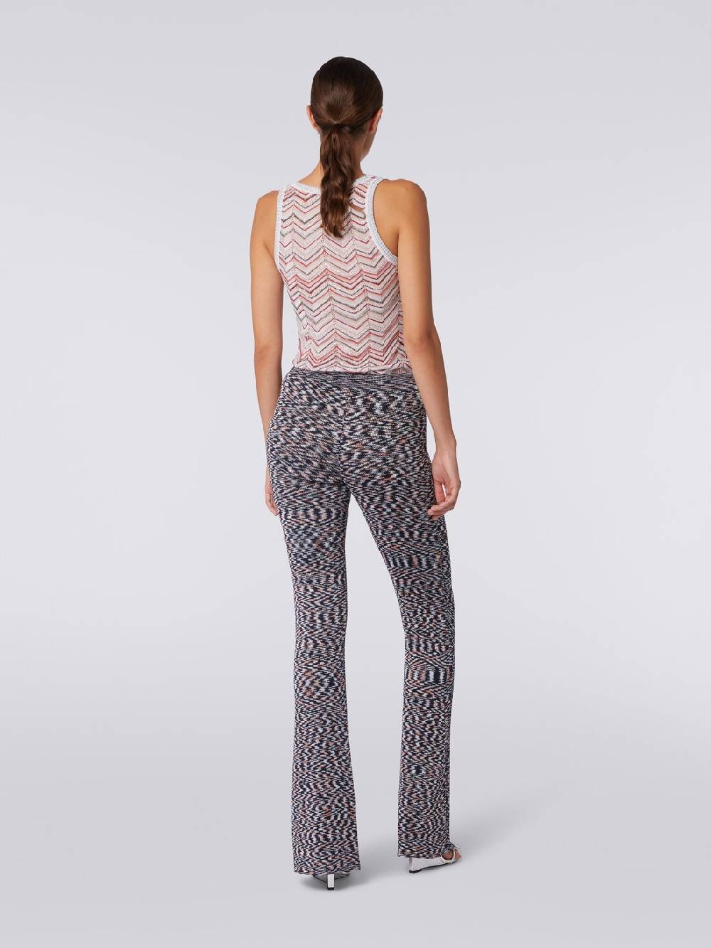 Missoni Pantaloni flare in misto viscosa fiammata Online