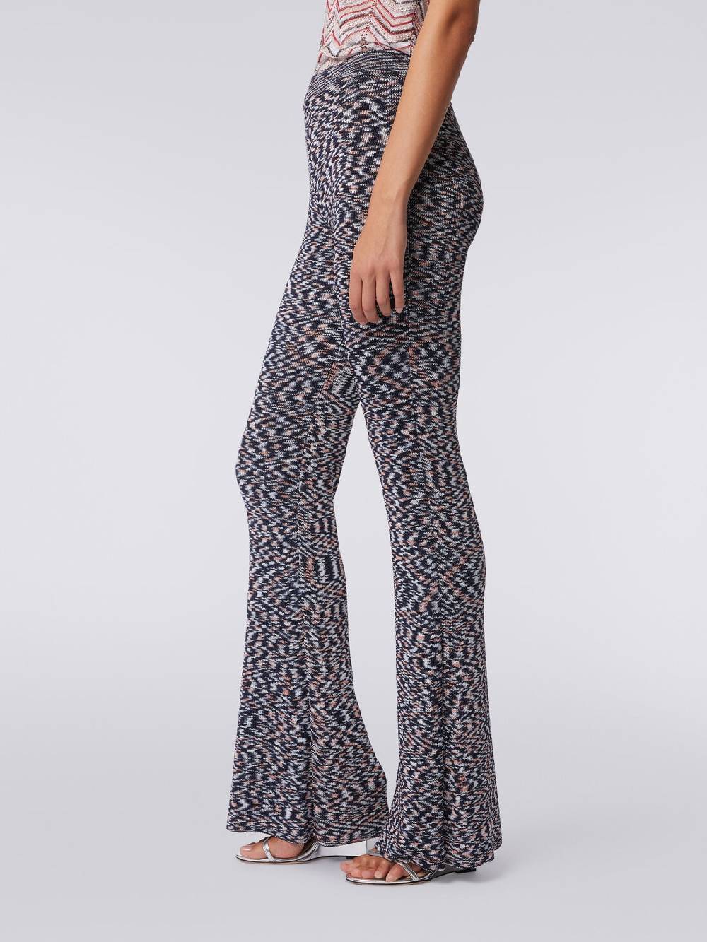 Missoni Pantaloni flare in misto viscosa fiammata Online