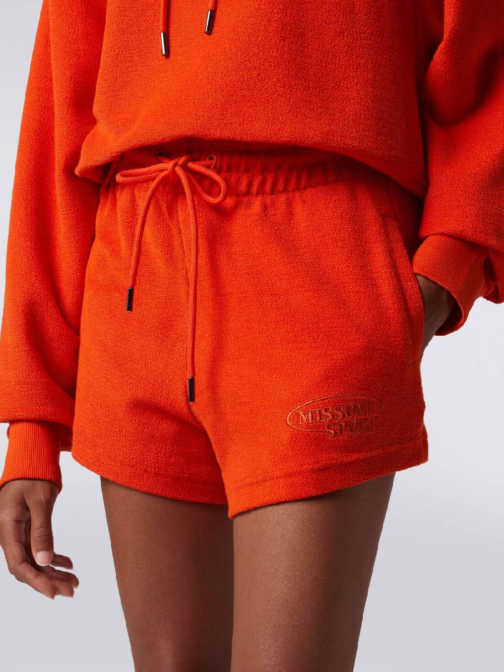 Missoni Shorts in felpa garzata con logo Vendita Economica