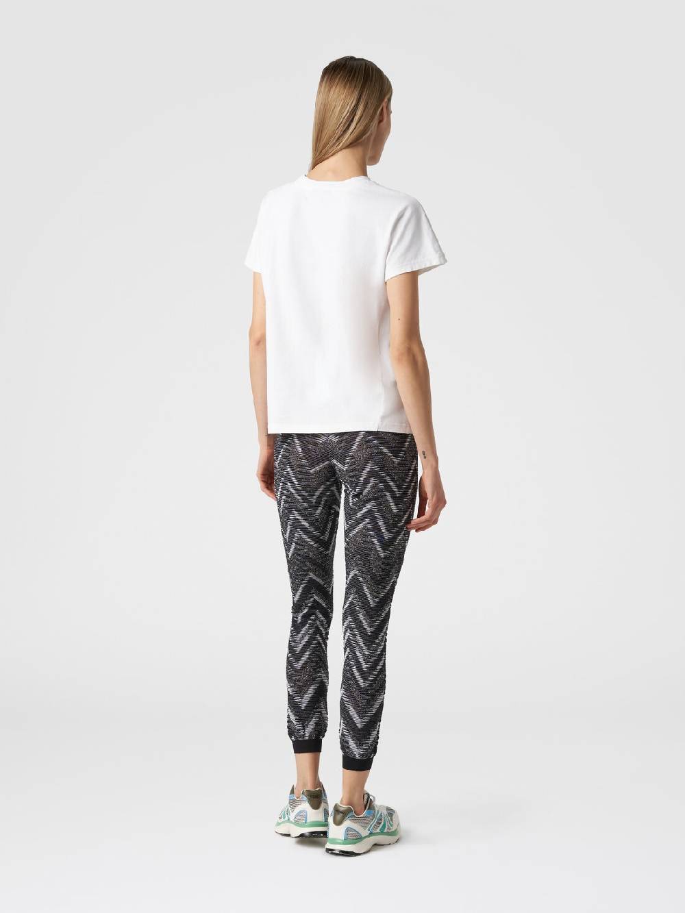 Missoni Leggings in maglia con lurex e logo Saldi Di Fabbrica