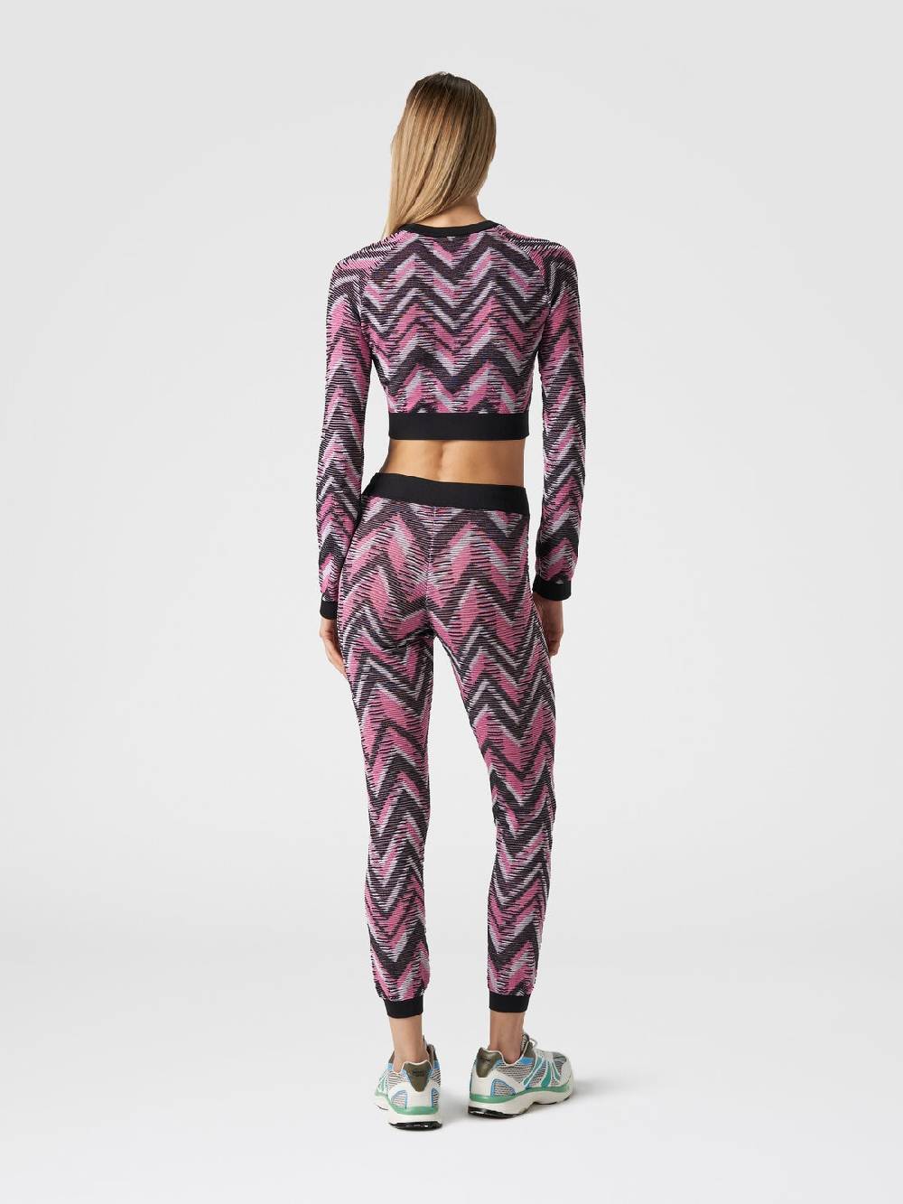 Missoni Leggings in maglia chevron con logo I Più Venduti