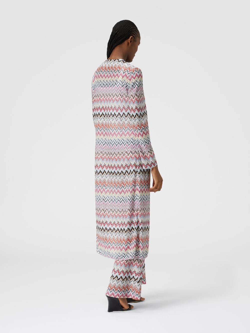 Missoni Pantaloni flare in misto viscosa lamé zig zag Flash Sale