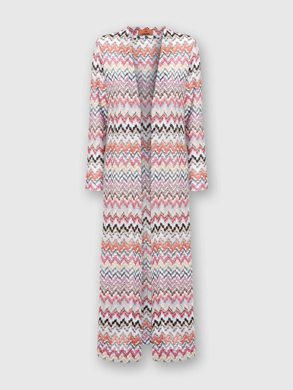 Missoni Cardigan lungo in maglia lamé zig zag Negozi Online