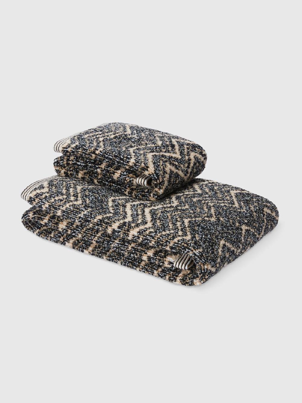 Missoni Set 2 pezzi di asciugamani da bagno Azul in spugna di cotone Black Friday