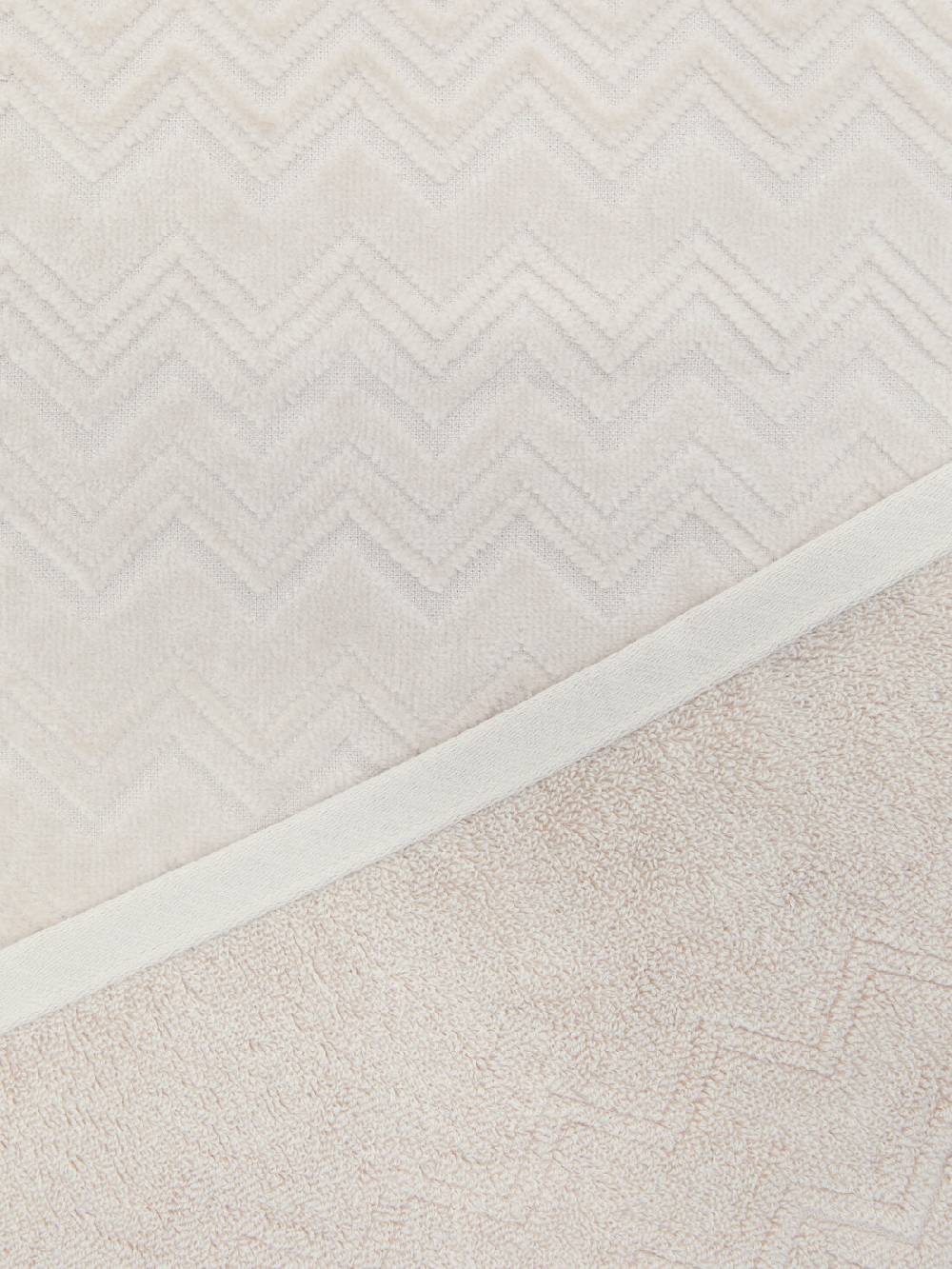 Missoni Set 2 pezzi di asciugamani da bagno Chalk in spugna di cotone zig zag Lightning offer
