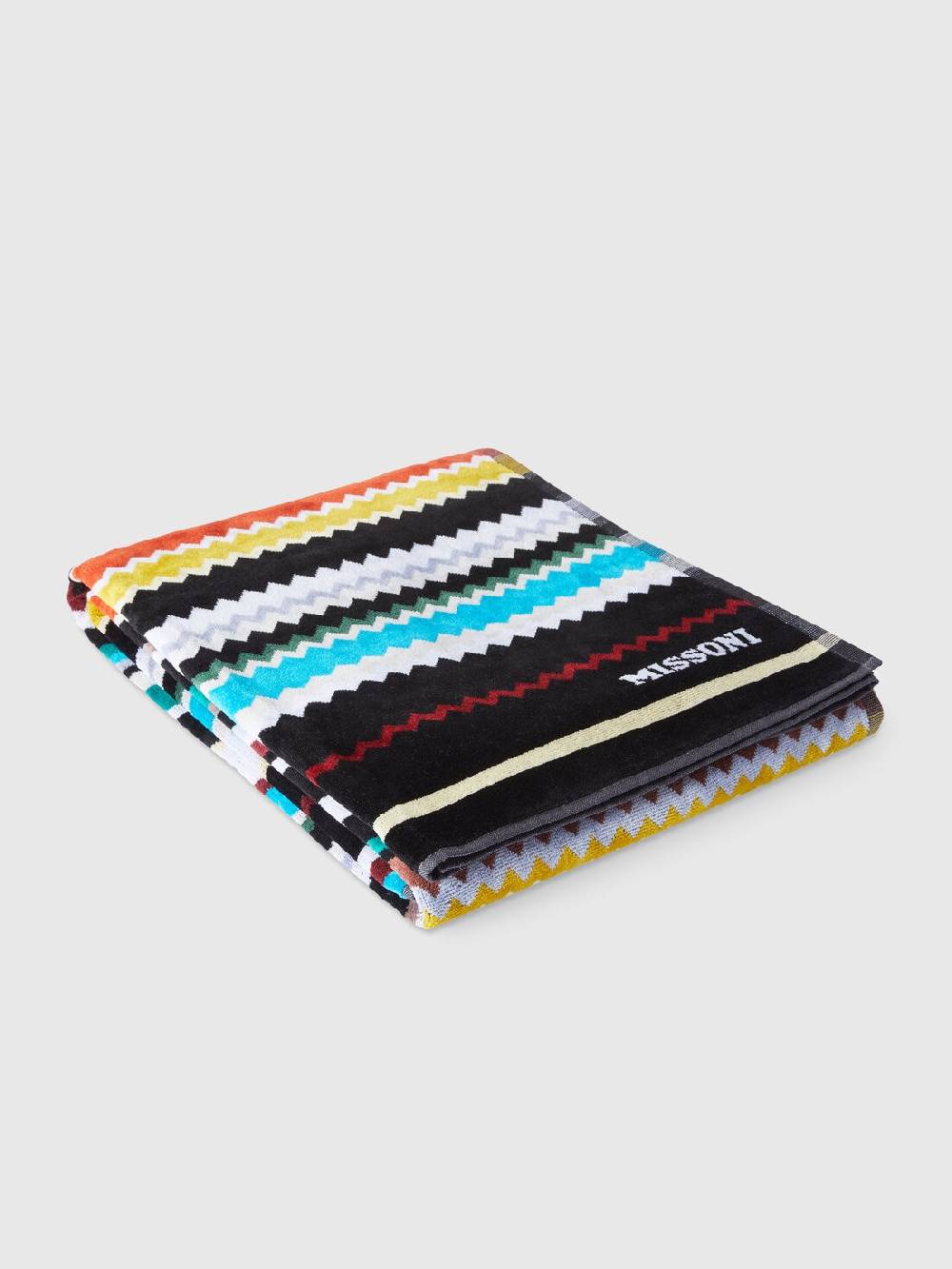 Missoni Telo mare 100x180 cm Curt in spugna di cotone zig zag Liquidazione